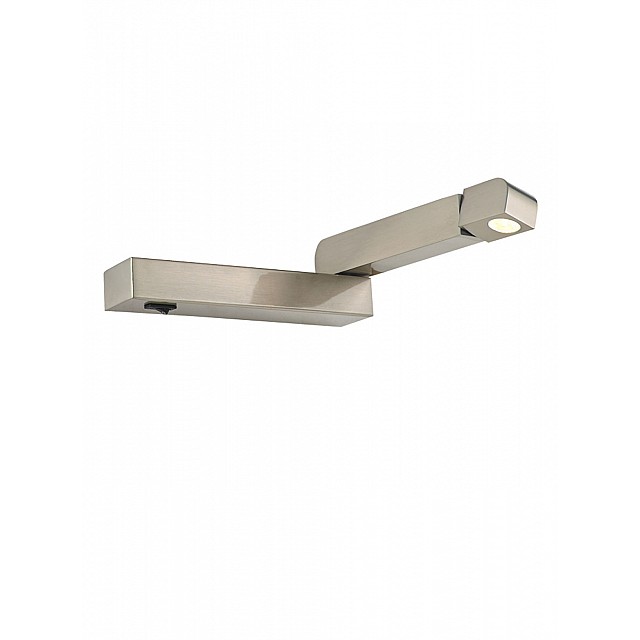 LED Reading Light (Right) Satin Nickel Finish