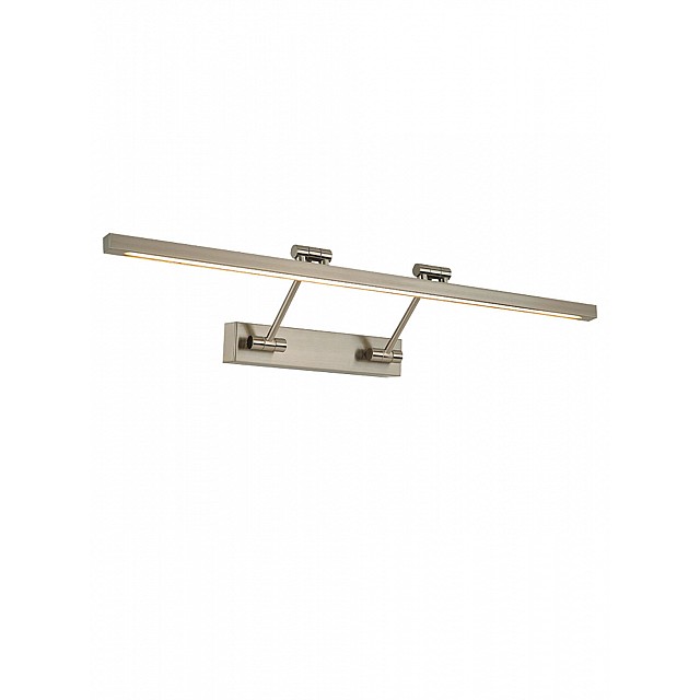 LED Square section Picture light 16W Satin Nickel Finish
