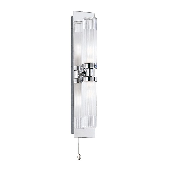 Bathroom 2lt Bracket IP44 Chrome Finish