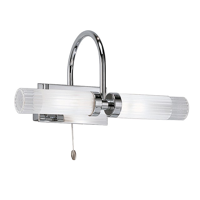 Bathroom 2lt Bracket IP44 Chrome Finish