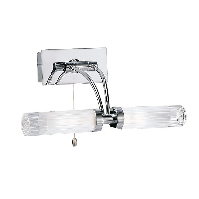 Bathroom 2lt Bracket IP44 Chrome Finish