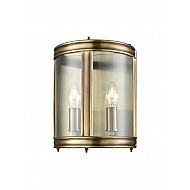 Bronze Half LanternWall Light Bronze Finish