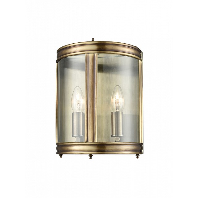 Bronze Half LanternWall Light Bronze Finish