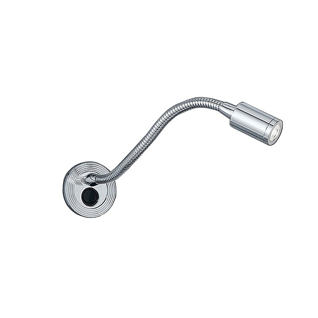 LED Reading Light Chrome Finish