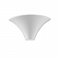 Ceramic Uplighter Ceramic - can be painted