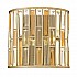 Gemma 2 Light Wall Light - Silver Leaf