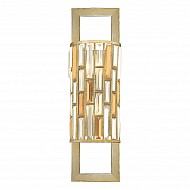 Gemma 2 Light Wall Light - Silver Leaf