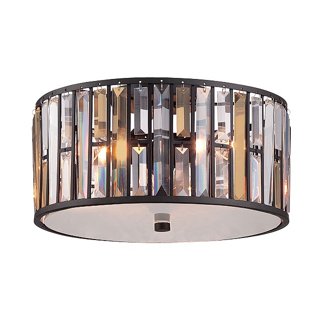 Gemma 3 Light Flush Mount - Vintage Bronze