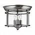 Gentry 3 Light Flush Mount - Pewter