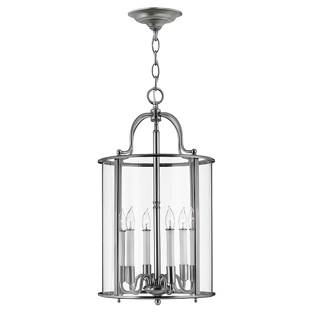 Gentry 6 Light Large Pendant - Pewter