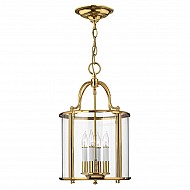 Gentry 4 Light Medium Pendant - Polished Brass