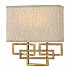 Lanza 2 Light Wall Light - Brushed Bronze