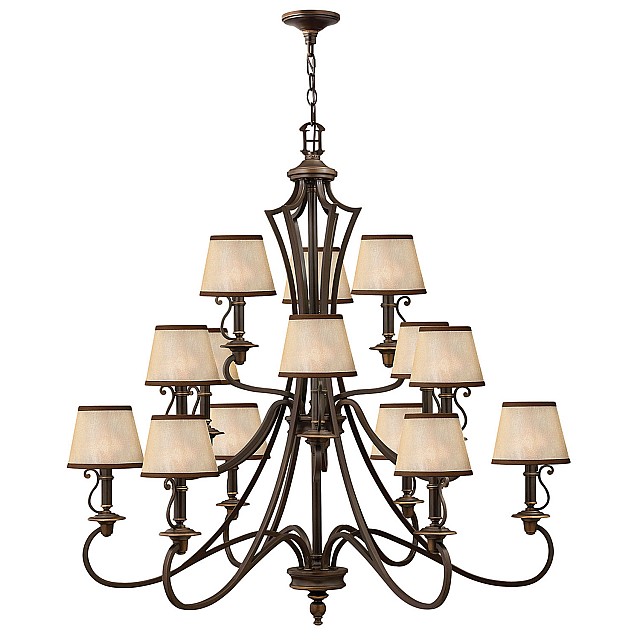 Plymouth 15 Light Chandelier