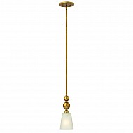 Zelda 1 Light Mini Pendant - Vintage Brass