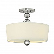 Zelda 3 Light Semi-Flush - Polished Nickel