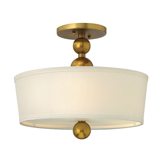 Zelda 3 Light Semi-Flush - Vintage Brass