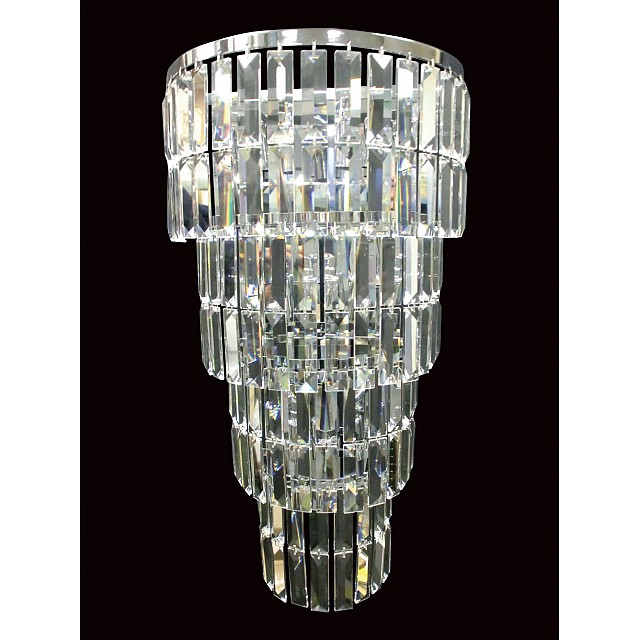 Padue Long Crystal Wall Light
