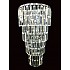 Padue Long Crystal Wall Light