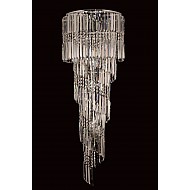 Totonto Flush Mount Crystal Spiral