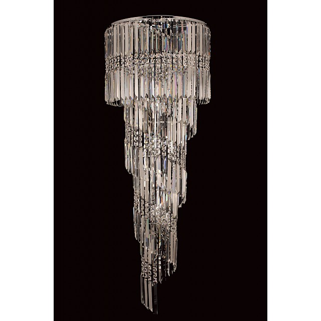 Totonto Flush Mount Crystal Spiral
