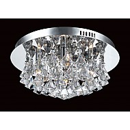 Parma Crystal Flush 4 Light Chrome