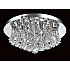 Parma Crystal Flush 6 Light Chrome