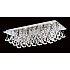 Parma Rectangle Crystal Flush 6 Light