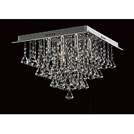 Parma Square 6 Light Flush