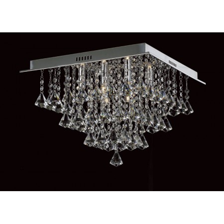 Parma Square 6 Light Flush