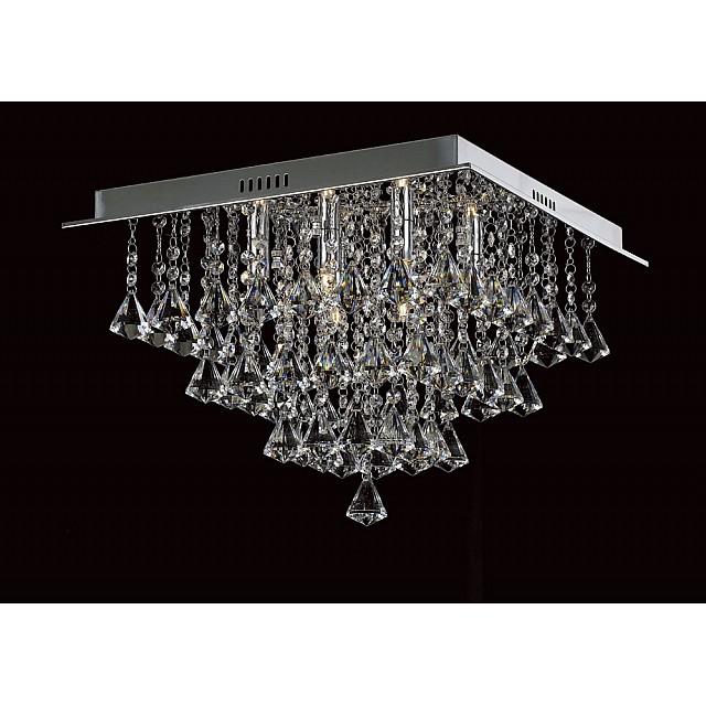 Parma Square 6 Light Flush