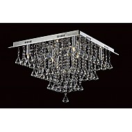 Parma Square 8 Light Flush