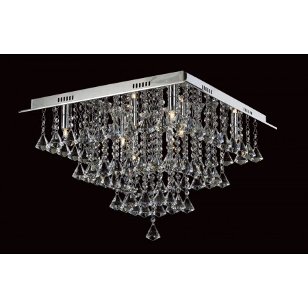 Parma Square 8 Light Flush