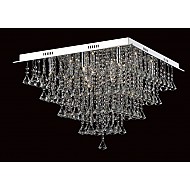 Parma Square 12 Light Flush