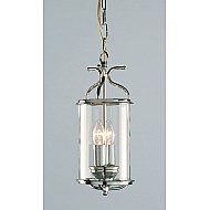 Cylinder and Bevelled Glass Pendant