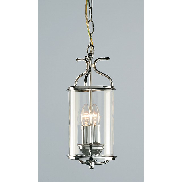 Cylinder and Bevelled Glass Pendant