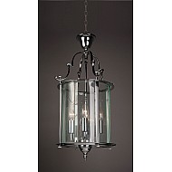 Lantern Polished Brass 4 Lt Pendant