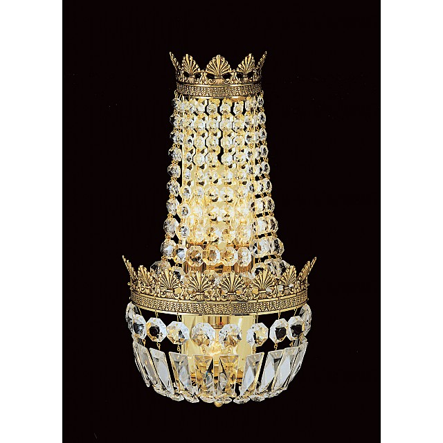 Empire 3 Light Crystal Wall Bracket