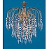 Starlite Black Clear Crystal Chandelier