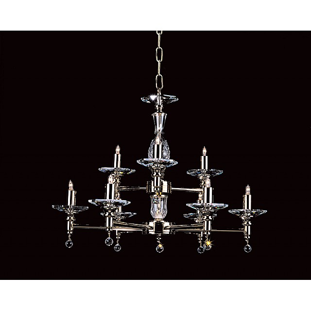 Modern Layered Optical Glass Pendant