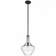 Everly 1 Light Small Pendant - Olde Bronze