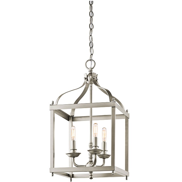 Larkin 3 Light Medium Pendant - Brushed Nickel