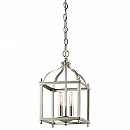 Larkin 2 Light Small Pendant - Brushed Nickel