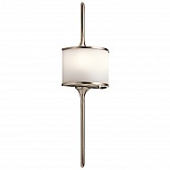 Mona 2 Light Wall Light - Polished Brass