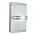 Basel 1 Light Wall Lantern - Galvanised With Frosted Glass