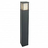 Halmstad 1 Light Large Bollard - Black