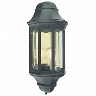 M8 1 Light Wall Lantern - Black