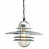 Oslo 1 Light Chain Lantern - Galvanised