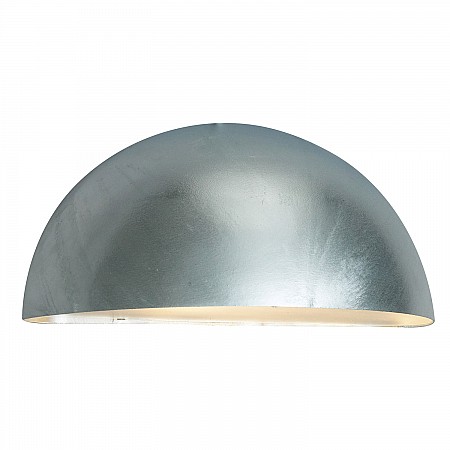 Paris 1 Light Large Wall Lantern - Galvanised