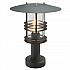Stockholm 1 Light Pedestal - Black