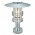 Stockholm 1 Light Pedestal - Galvanised